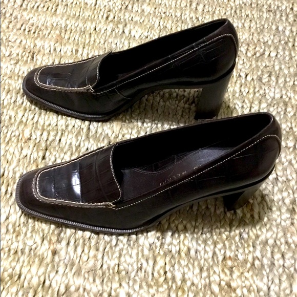 EUC Leather ANTONIO MELANI 3” Platforms - Picture 2 of 10